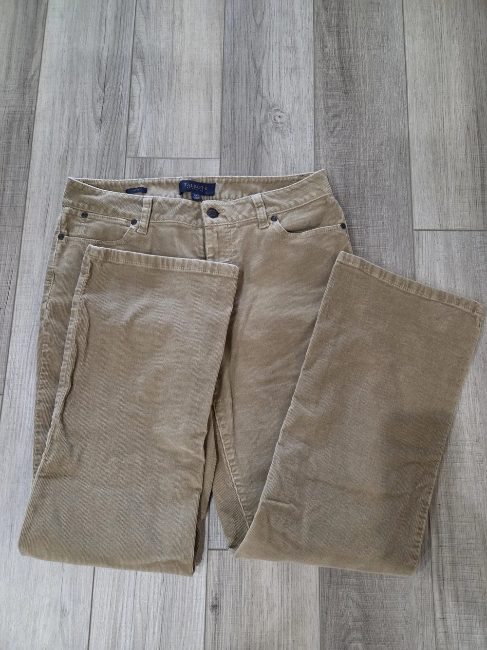 TALBOTS WOMEN'S CURVY CORDUROY PANTS SIZE 8P